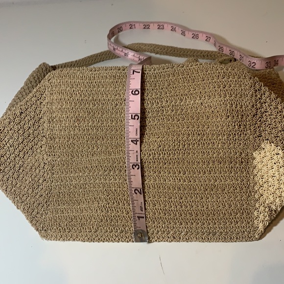 Liz Claiborne Woven Drawstring Bag - Picture 4 of 7